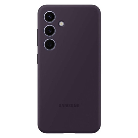Оригинальный чехол Samsung Silicone Case для Samsung Galaxy S24 - dark purple(EF-PS921TEEGWW)