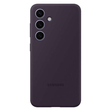 Оригинальный чехол Samsung Silicone Case для Samsung Galaxy S24+ - dark purple(EF-PS926TEEGWW)