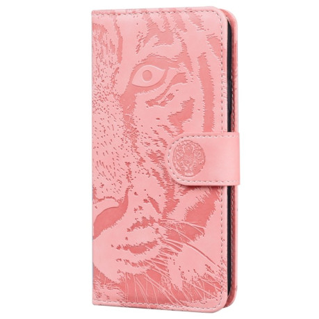 Чехол-книжка Tiger Embossing для Motorola Edge 50 Ultra - розовый