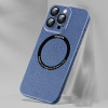 Чохол протиударний Ice Texture MagSafe для iPhone 14 Plus - синій