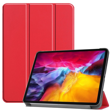 Чехол-книжка Custer Texture на iPad Pro 11 (2021) - красный