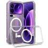 Чехол Clear Case с MagSafe гибрид твердого и мягкого материала для Xiaomi 17 Pro — прозрачный