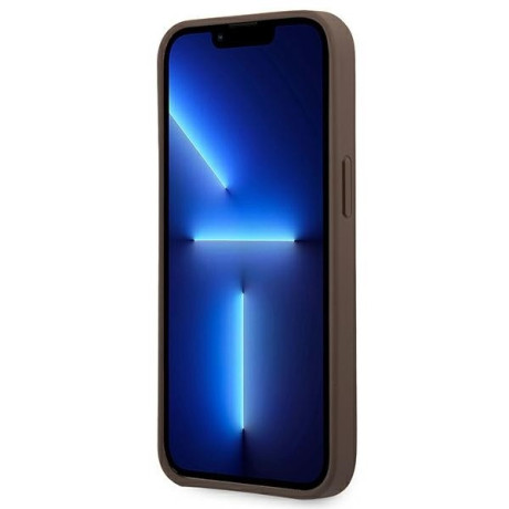 Оригінальний чохол Guess 4G Big Metal Logo для iPhone 14 Pro Max - brown
