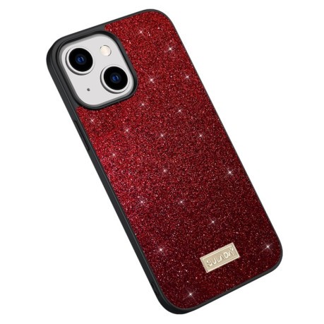 Чохол SULADA Glittery для iPhone 15 Plus - червоний