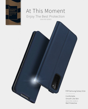 Чехол-книжка DUX DUCIS  на Samsung Galaxy S20-черный