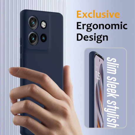 Силіконовий чохол Shockproof Silicone Magsafe для Motorola Edge 50 Neo / Moto S50 - синій