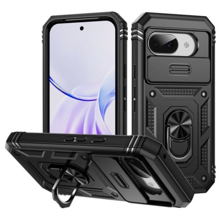 Протиударний чохол Sliding Camshield для Google Pixel 9a - чорний