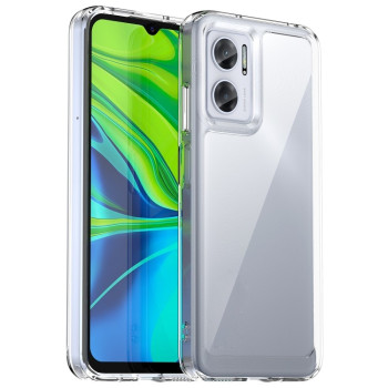 Чохол Candy Series гібрид з посиленими бортиками на Xiaomi Redmi Note 11E/Redme 10 5G - прозорий
