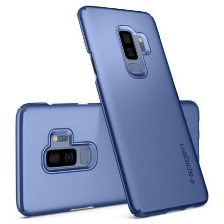 Оригинальный чехол Spigen Thin Fit для Samsung Galaxy S9+ Plus Coral Blue