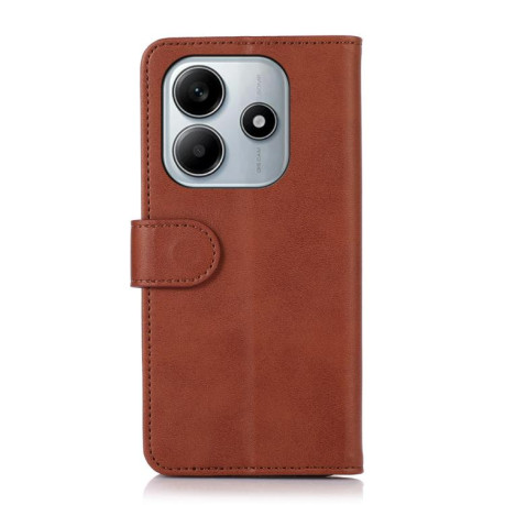 Чохол-книжка Cow Texture для Xiaomi Redmi Note 14 4G 164.48mm - коричневий