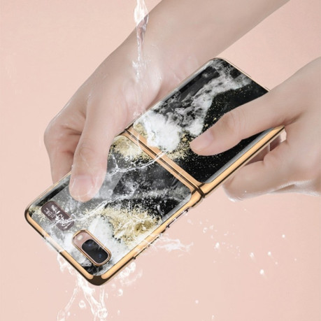 Протиударний чохол GKK Marble Pattern Samsung Galaxy Z Flip - 01