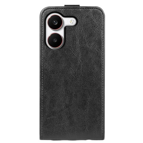 For Redmi Turbo 5 5G / Poco X8 Pro 5G R64 Texture Single Vertical Flip Leather Phone Case(Black)