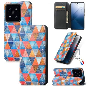 Чохол-книжка CaseNeo Colorful Magnetic Leather на Xiaomi 14 - Mandala