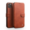 Шкіряний чохол QIALINO Wallet Case для iPhone 11 Pro Max - світло-коричневий