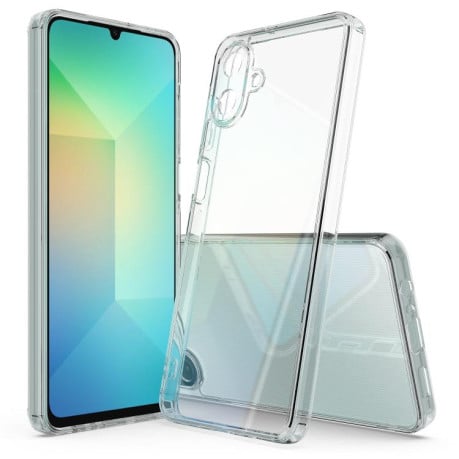 Акриловый противоударный чехол HMC с усиленной защитой углов для Samsung Galaxy A07 4G - прозрачный