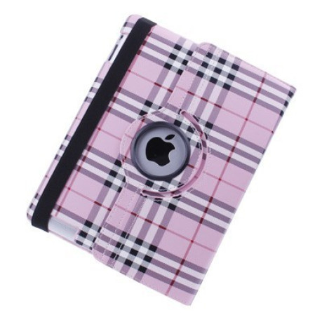 Чехол 360 Degree Scotland Gyrosigma розовый для iPad 2, 3, 4