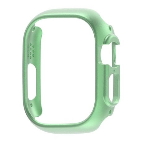 Противоударная накладка Hollow Electroplating для Apple Watch Ultra 49mm - светло-зеленая