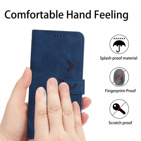 Чохол-книжка Skin Feel Heart Amile для Realme 11 4G Global - синій