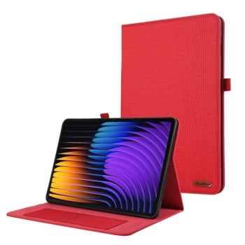 Чохол-книжка Fabric Leather для Xiaomi Pad 7/7 Pro - червоний