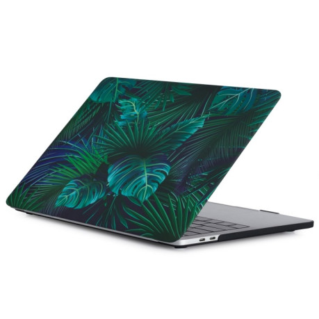 Мраморный Чехол Soft Touch Marble Water Stick для Macbook Pro 16 (2019/2020) - зеленый