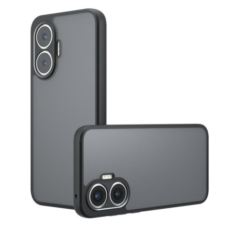 Противоударный чехол Armor Precise Hole PC Hybrid TPU для Xiaomi Poco F7 - черный
