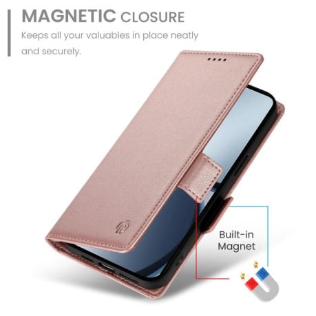 Чохол-книжка Side Buckle Magnetic Frosted Leather на Realme C75 / Realme 14x - золото