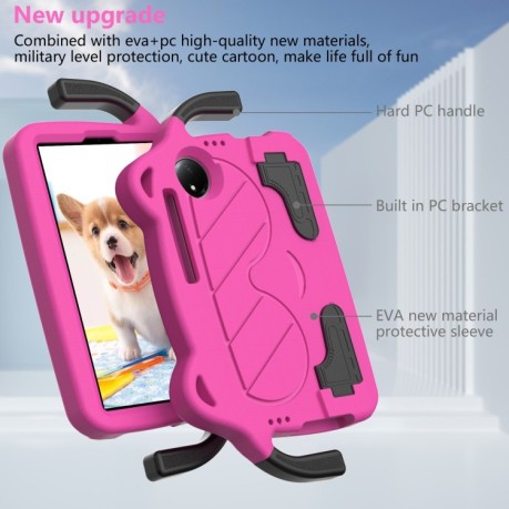 Протиударний чохол Ice Baby EVA Shockproof Hard для Xiaomi Redmi Pad 4G SE 8.7 2024 - Rose Red+Black