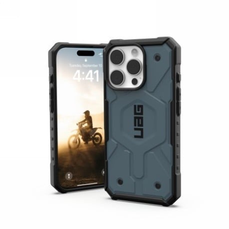 Оригінальний чохол UAG Pathfinder Magsafe для iPhone 16 Pro - Blue