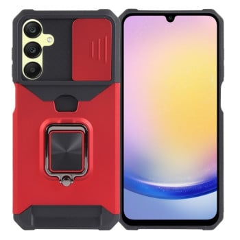 Противоударный чехол Armor Camera Shield для Samsung Galaxy A25 5G - красный