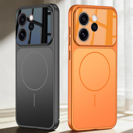 Матований тонкий чохол Gkk Change to 17 Pro з MagSafe для OPPO Reno15 Pro 5G Global — чорний
