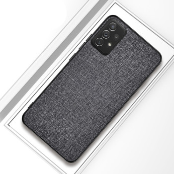 Противоударный чехол Cloth Texture для Samsung Galaxy A13 4G - серый