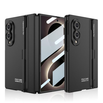 Чохол-книжка KK Integrated Ultra-thin Full Coverage Phone Flip Case with Pen Slot на Samsung Galaxy Fold8 5G — чорний