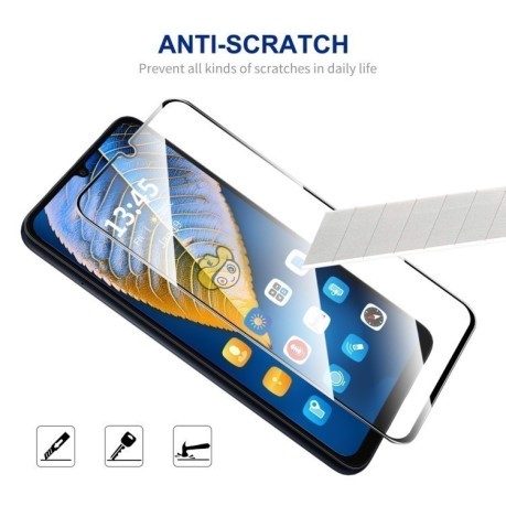 Захисне Скло ENKAY Easy Install High Alumina Silicon для Samsung Galaxy A16 5G - чорне