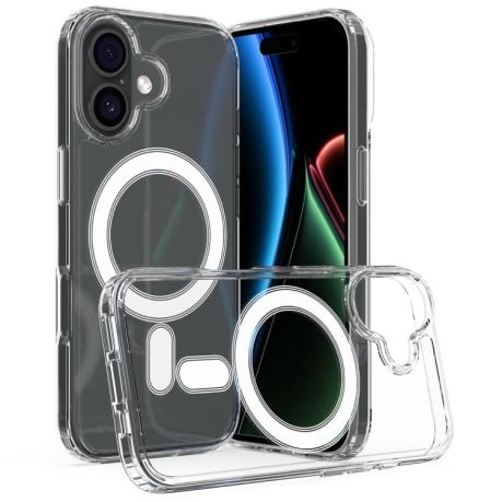 Чохол Clear Case із MagSafe гібрид на iPhone 17 - прозорий