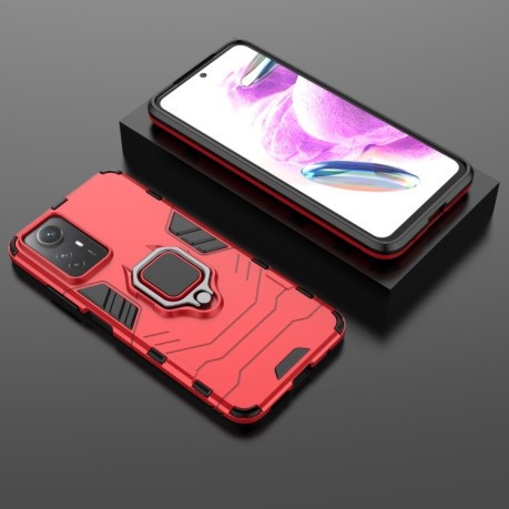 Протиударний чохол Magnetic Ring Holder на Xiaomi Redmi Note 12S 4G - червоний