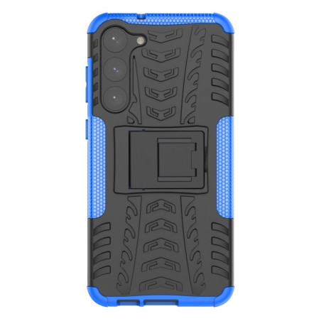 Противоударный чехол Tire Texture на Samsung Galaxy S23+ 5G - синий