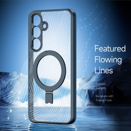 Чехол DUX DUCIS Aimo Series MagSafe Frosted Feel на Samsung Galaxy S25+ 5G - черный