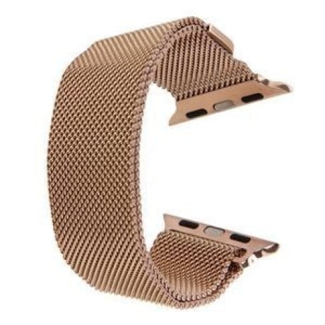 Браслет из нержавеющей стали Milanese Loop Magnetic для Apple Watch 38/40mm - розовое золото