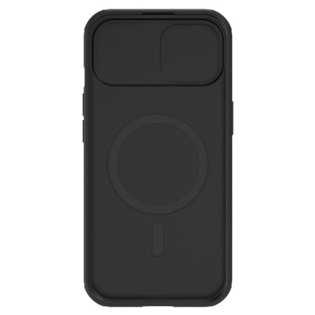 Чоловічий протиударний чохол NILLKIN CamShield (MagSafe) для iPhone 15 - чорний