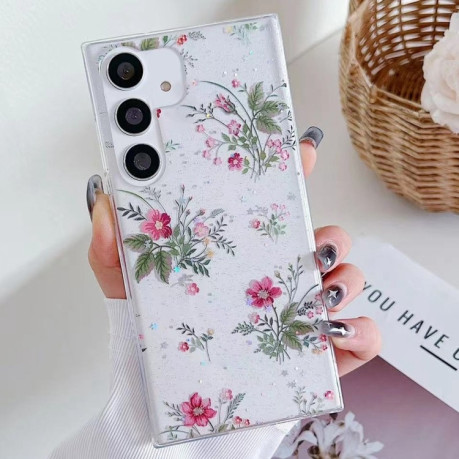 Чехол Spring Garden Epoxy TPU для Samsung Galaxy S24 FE 5G - French Flowers