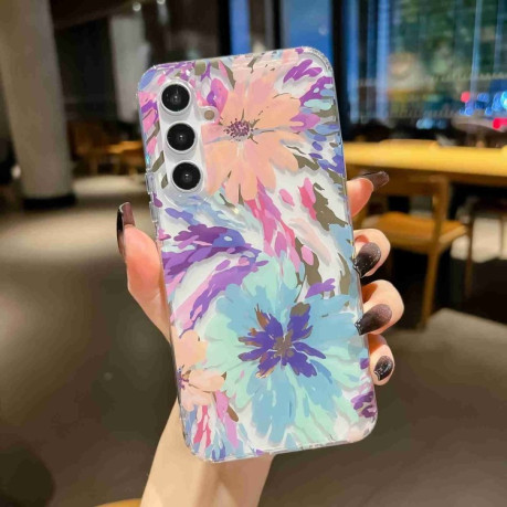 Протиударний чохол Electroplated Symphony для Samsung Galaxy S24+ 5G - Flower