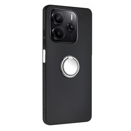 Протиударний чохол Matte with Ring Holder для Xiaomi Redmi Note 14 4G - сріблястий