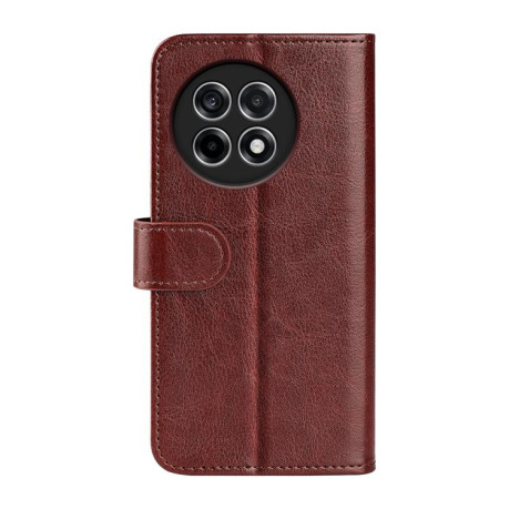 Чохол-книжка R64 Texture Horizontal Flip Leather для OnePlus 13R/Ace 5/Ace 5 Pro - коричневий