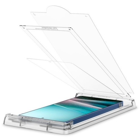 Оригинальне захисне скло Spigen ELITE SHIELD EZ FIT Hybrid Glass для Samsung Galaxy S25 Ultra - Transparent