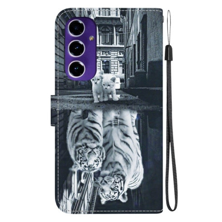 Чехол-книжка Colored Drawing Series на Samsung Galaxy S24 FE 5G - разноцветный