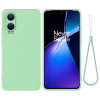Силіконовий чохол Solid Color Liquid Silicone для OnePlus Nord CE4 Lite Pro XL - зелений