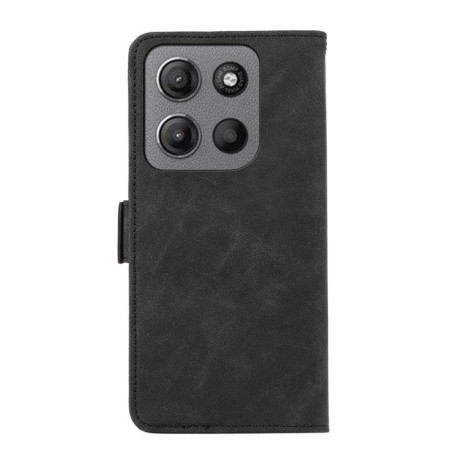 Чехол-книжка ABEEL Color Block Magnetic RFID Leather на Motorola Moto G15 4G / G05 - черный