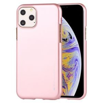 Ударозащитный Чехол MERCURY GOOSPERY i-JELLY TPU на iPhone 11 Pro Max-розовое золото