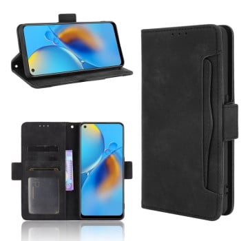 Чехол-книжка Skin Feel Calf на OPPO A74 4G / F19 4G - черный