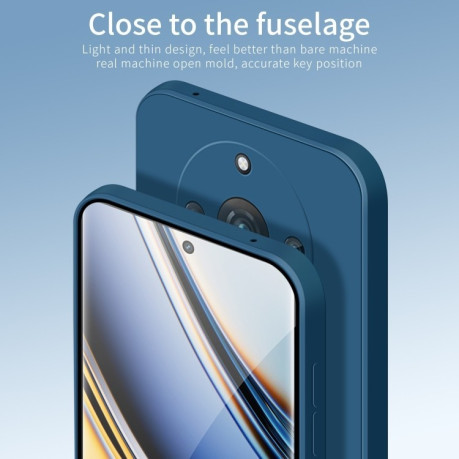 Противоударный чехол PINWUYO Sense Series для Realme 11 4G - синий